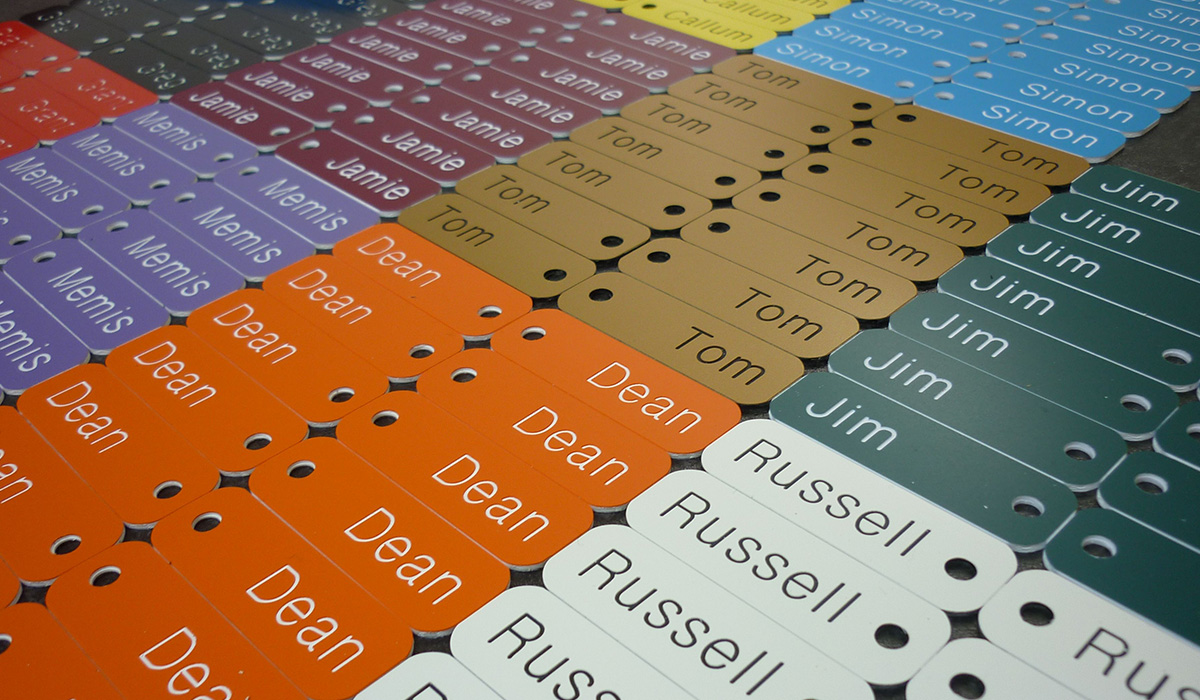 Engraved Plastics, Laminates, Traffolyte & Acrylic Fabrication