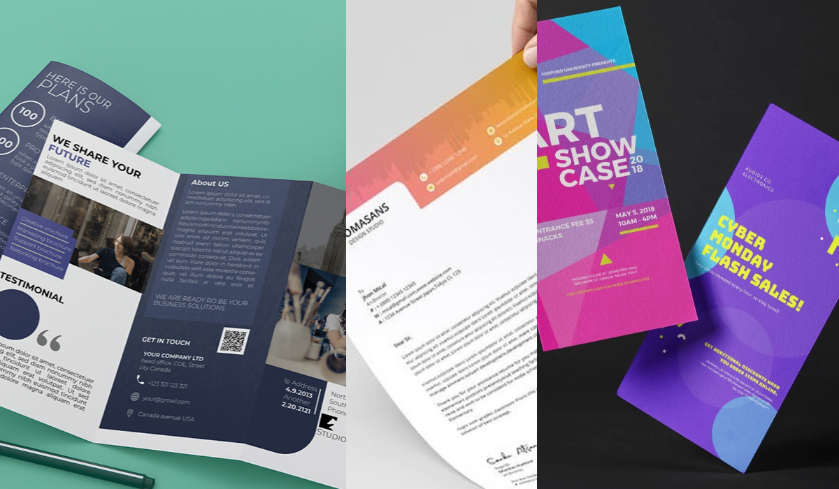 Brochures, Flyers, Letterheads & Folders